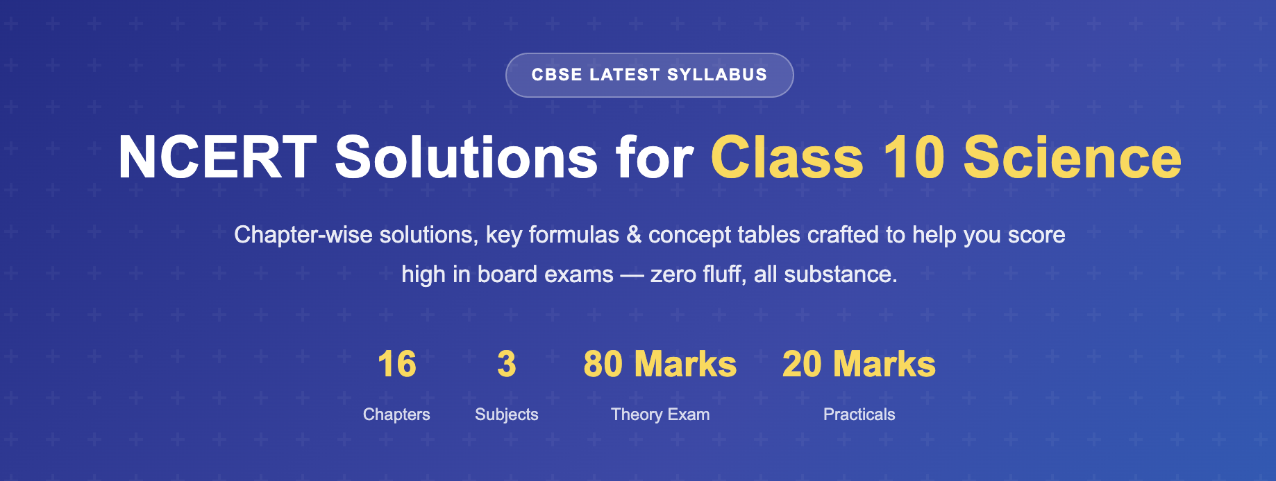 NCERT Solutions for Class 10 Science